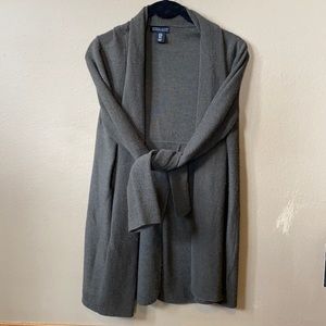 Olive Open front cardigan